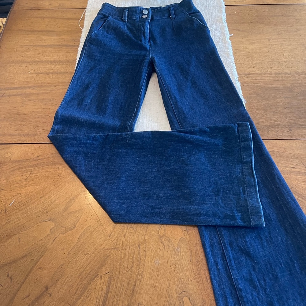 Maeve by Anthropologie flare blue jeans, size 24 - Picture 3 of 8